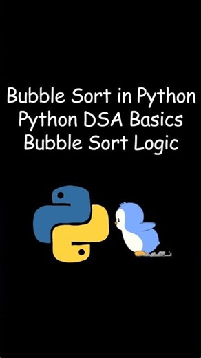 Bubble Sort in Python | Simple Sorting Algorithm Explained #coding #python