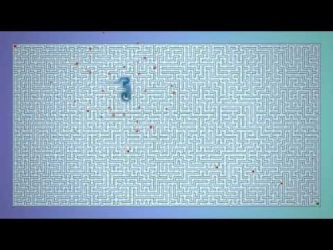Maze Puzzle Challenge with Animated Solution | Difficulty Level 5 Maze Game