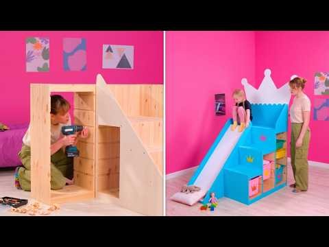 DIY Family Projects: Build Safe Slides, a Secret Room & Playhouse! 🏡
