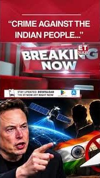 Elon Musk’s Starlink Fury: “Certain Oligarchs” Blocking Entry Into India? #shorts #starlink #elon