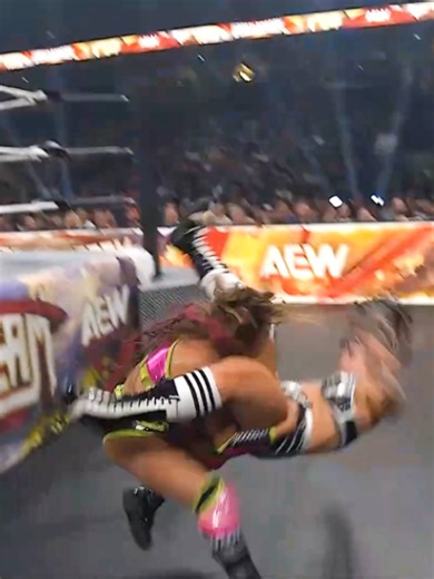 Hyan PLANTS Dani Luna on the outside 😖 Watch #AEWWrestleDream LIVE on PPV!
