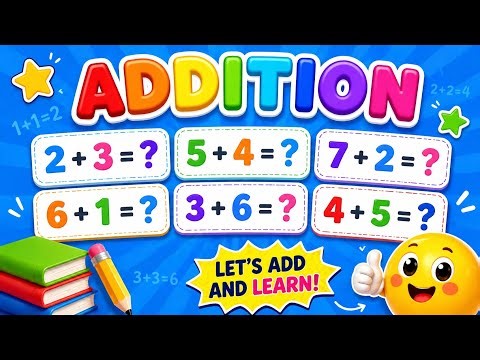 Easy Addition for Everyone | Learn Basic Math Fun Way 🧮✨ | Basic Maths |#addition #maths #basicmaths