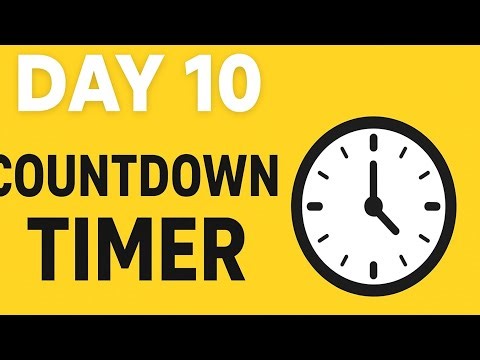 JavaScript Countdown Timer Tutorial | Date, Intervals & DOM Updates