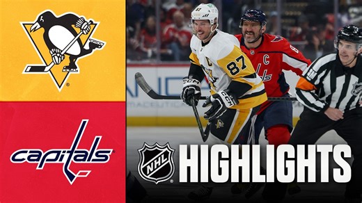 Penguins vs. Capitals | NHL Highlights | April 12, 2026