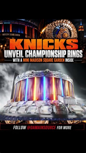 New York Knicks Championship Rings Have a Hidden Madison Square Garden Inside!