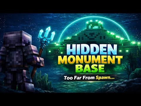 Building a SECRET Ocean Monument Base in IceBlaster SMP 🌊🏰 | Too Far From Spawn LIVE