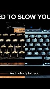our Keyboard Was Designed to Slow You Down #history #facts
