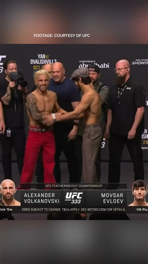 UFC 333: Alexander Volkanovski vs. Movsar Evloev press conference faceoff