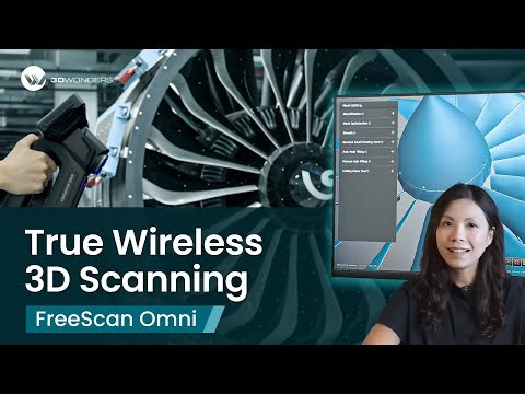 True Wireless 3D Scanning for Metrology | FreeScan Omni