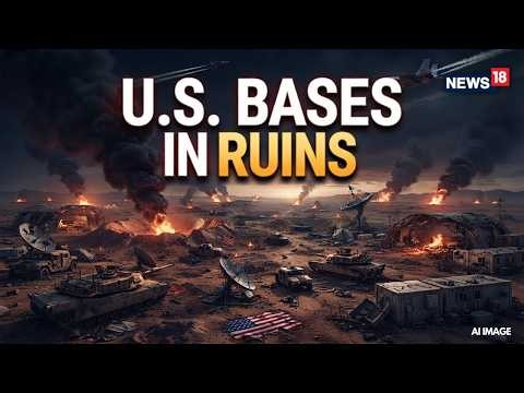 Live | US Bases In Ruins? | Multiple Strikes From Iran Military Bases In Kuwait, Qatar, Bahrain