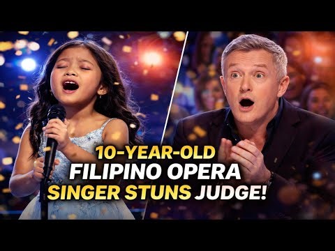 10-Year-Old Filipino Opera Singer STUNS Simon Cowell | Golden Buzzer America’s Got Talent