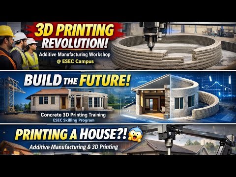 Skilling Program on Additive Manufacturing and Concrete 3D Printing ESEC
