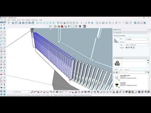 Sketchup 2025 modelling Step by step