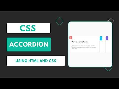 CSS Accordion | HTML CSS