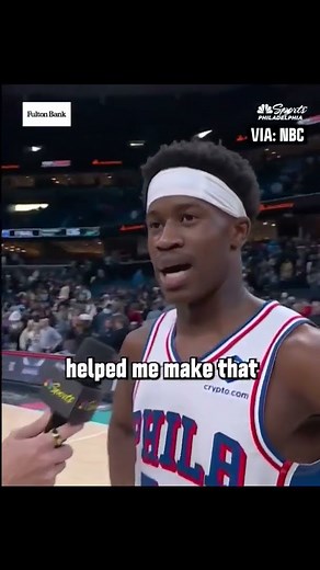 VJ Edgecombe on his game-winning three vs Grizzlies, Sixers faith in him