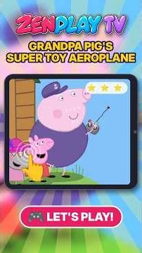 Grandpa Pig's Super Toy Aeroplane! ✈️ #shorts