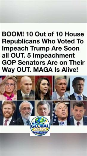 Political Shift: Graphic Highlights Future of Republicans Who Voted to Impeach Trump