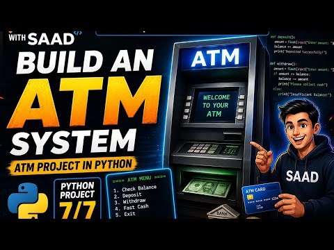 I Built an ATM System in Python 💳 | 7 Days, 7 Python Projects — Final Project