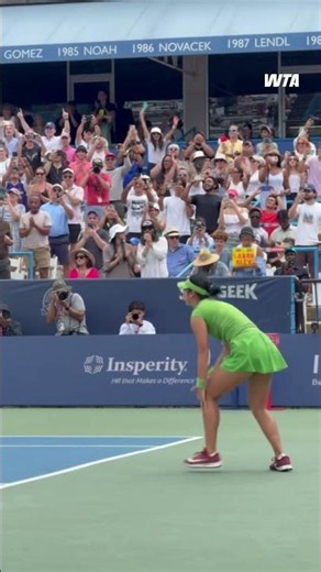 Admin’s View of Alex Winning lHer First WTA Tour Title! 💚 | #WTA #MubadalaDCOpen #AlexEala