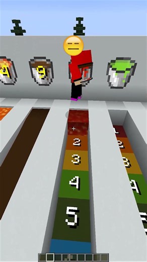 How Many Liquid Layers Can You Make Emoji Reaction #meme #shorts #minecraft