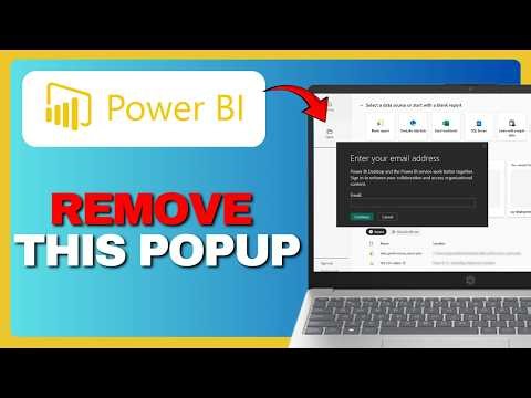 How to Remove the Enter Your Email Address Pop-Up in Power BI (Full Guide) 2026!