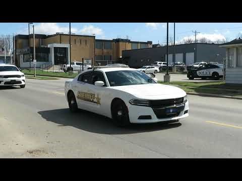 Funeral Procession for (Retired) Logansport Police Department Officer Dixson