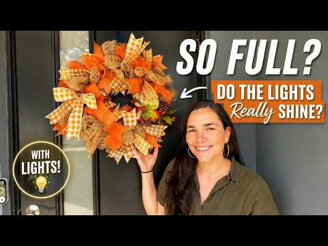 This Fall Wreath Surprised Me Once I Hung It Up