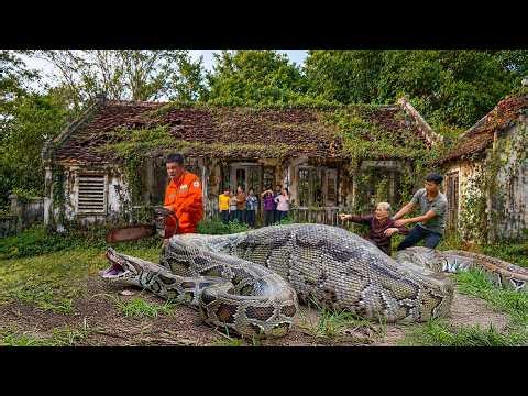 Extreme Danger! Giant Python Discovered in Abandoned Village Home | Chaos Unfolds Instantly