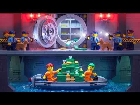 LEGO Heist of the Century: Genius Thieves vs Elite Police | Lego Stop Motion Animation