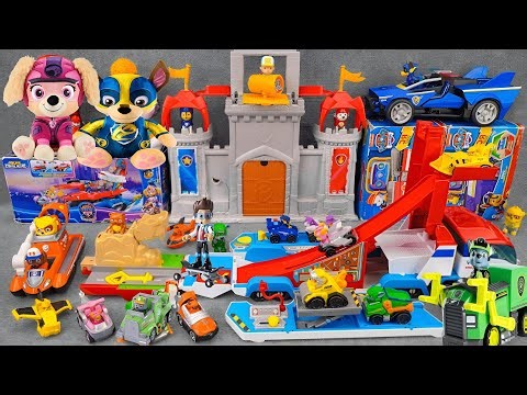 Paw Patrol Rescue Knights Castle HQ Unboxing | Big Transport Patroller Toy ASMR