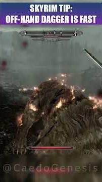 You Can Attack WAY Faster Like This #skyrim #tips #shorts