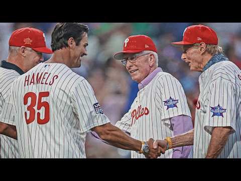 Philadelphia Phillies LEGENDS throw out the ceremonial first pitch ahead of the 2026 All-Star Game!
