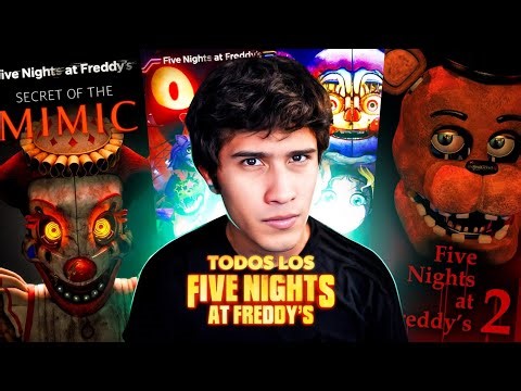 🔴TODA LA SAGA DE FNAF HASTA ACABAR🔴FNAF 1🔴FNAF 3🔴FREAD BEAR PIZZERIA SIMULATOR🔴