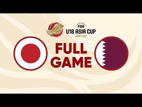 Qualification to Quarter-Finals | Japan v Qatar | Full Basketball Game | FIBA U18 Asia Cup 2026