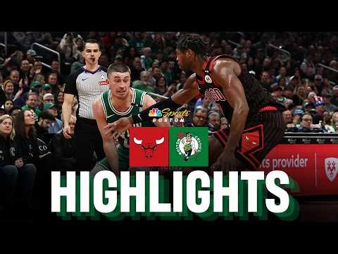 HIGHLIGHTS: Payton Pritchard STAYS COLD with 28-point night in C's blowout win over Bulls 😮‍💨