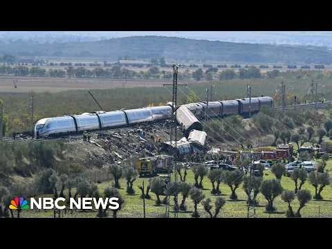 Deadly train crash in Spain marks second fatal rail disaster this year