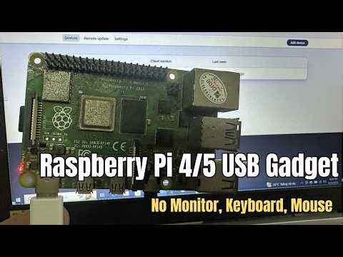 How to Set Up Raspberry Pi 4/5 USB Gadget on Windows (Share WiFi via USB)