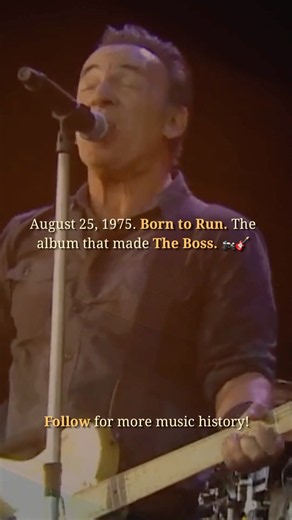 The Boss (Born to Run - Springsteen)