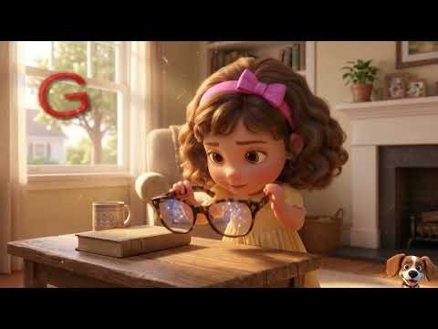 Toddler Learning Video: Letter G (Glasses, Glove, Grass)