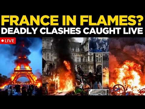 France Police Vs Students Face-Off LIVE | 160,000 Protesters Storm Paris Streets As Unrest Spirals