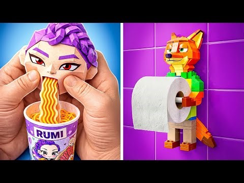 Everything DIY Kpop Demon Hunters And Zootopia 🤩 *Choose Your Fav Character And Craft It*