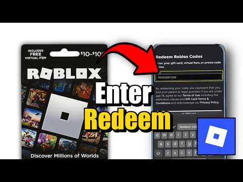 How to Redeem Roblox Gift Card On Mobile Phone (Easy Method)