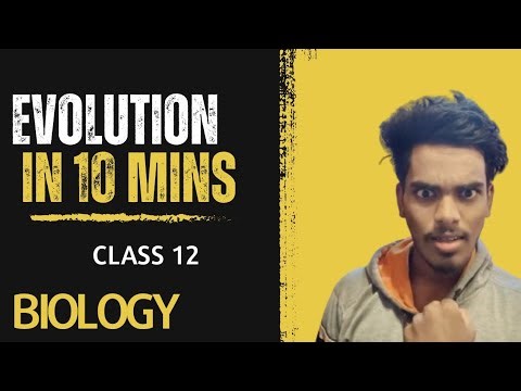 Evolution| Class 12 | Biology| Revision in 10 Mins 🔥