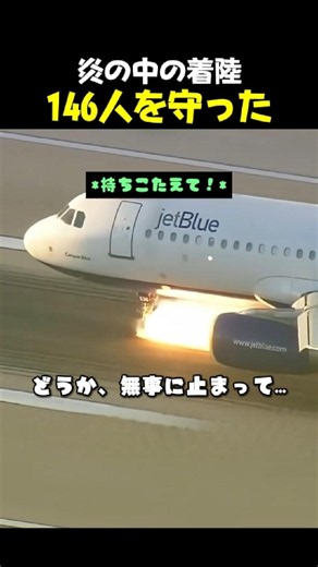 前輪が90度曲がった機体…炎の中で守った146人 #緊急着陸 #機長 #堂々ストーリー
