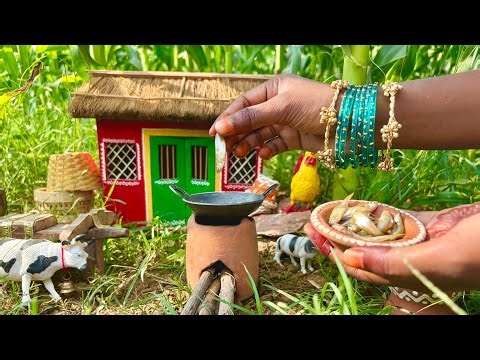 Fish Thali | Full Fish Masala +Fry + Rice | Miniature Housewife 