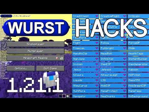 Wurst Hacked Client - The Legendary Java Client Updated for 2026 [1.21.1]