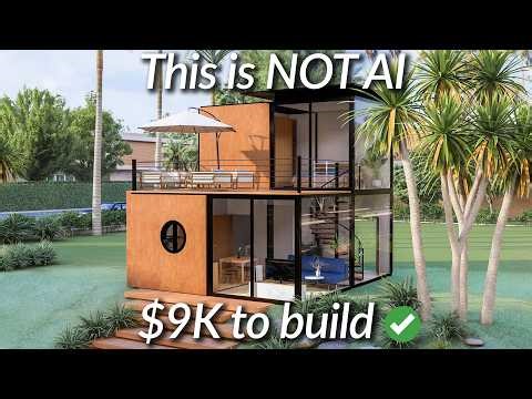 (6x7 Meters) Tiny House Design | 1 Bedroom House Tour