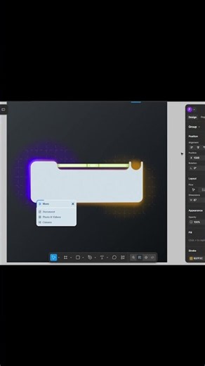 design popup made from figma