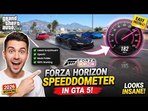 How to Install the Forza Horizon Speedometer in GTA 5 (2026) | Looks INSANE!