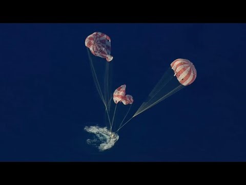 Watch Artemis II crew return to Earth in successful splashdown